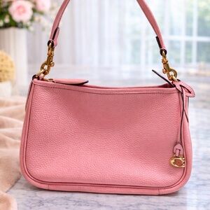 Coach Cary Small Pebbled leather Convertible Crossbody